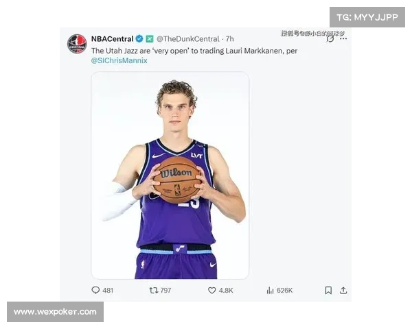 爵士双塔马尔卡宁凯斯勒挑大梁年轻后场成球队上限关键因素